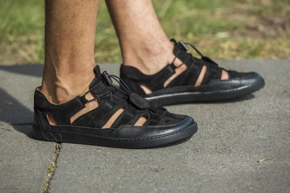 Сандалии для женщин и мужчин ZAQQ QLEAR Black (чёрный цвет), фото 5