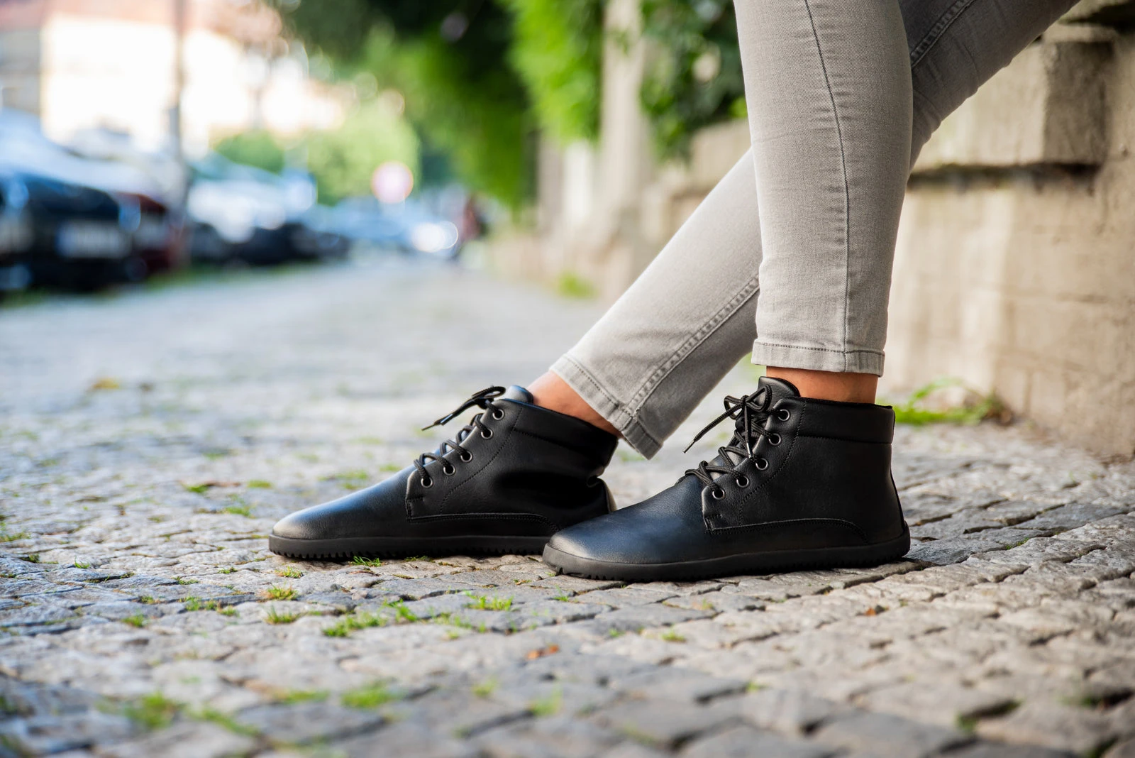 Ботинки Ahinsa Sundara Ankle xWide Barefoot — чёрный, фото 17