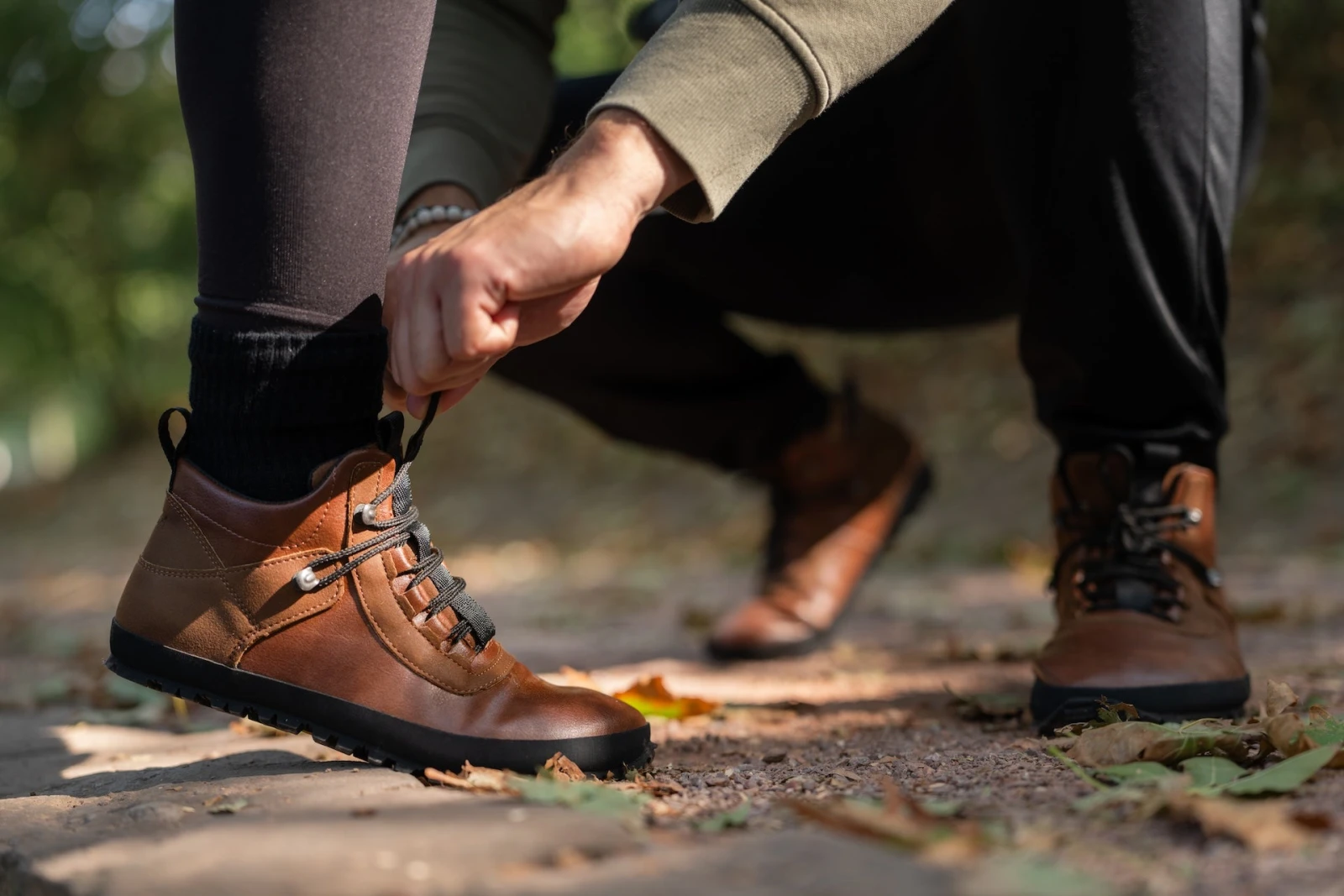Ботинки Ahinsa Hiker Ankle Barefoot — коричневый, фото 8