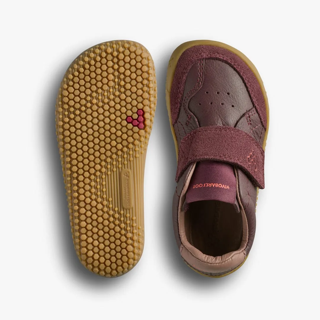 Кроссовки Vivobarefoot Gobi Sneaker — для малышей, бордовый, фото 3