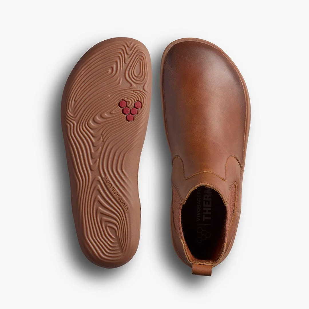 Ботинки Vivobarefoot Sensus Chelsea — мужская модель, тёмно-коричневый, фото 2
