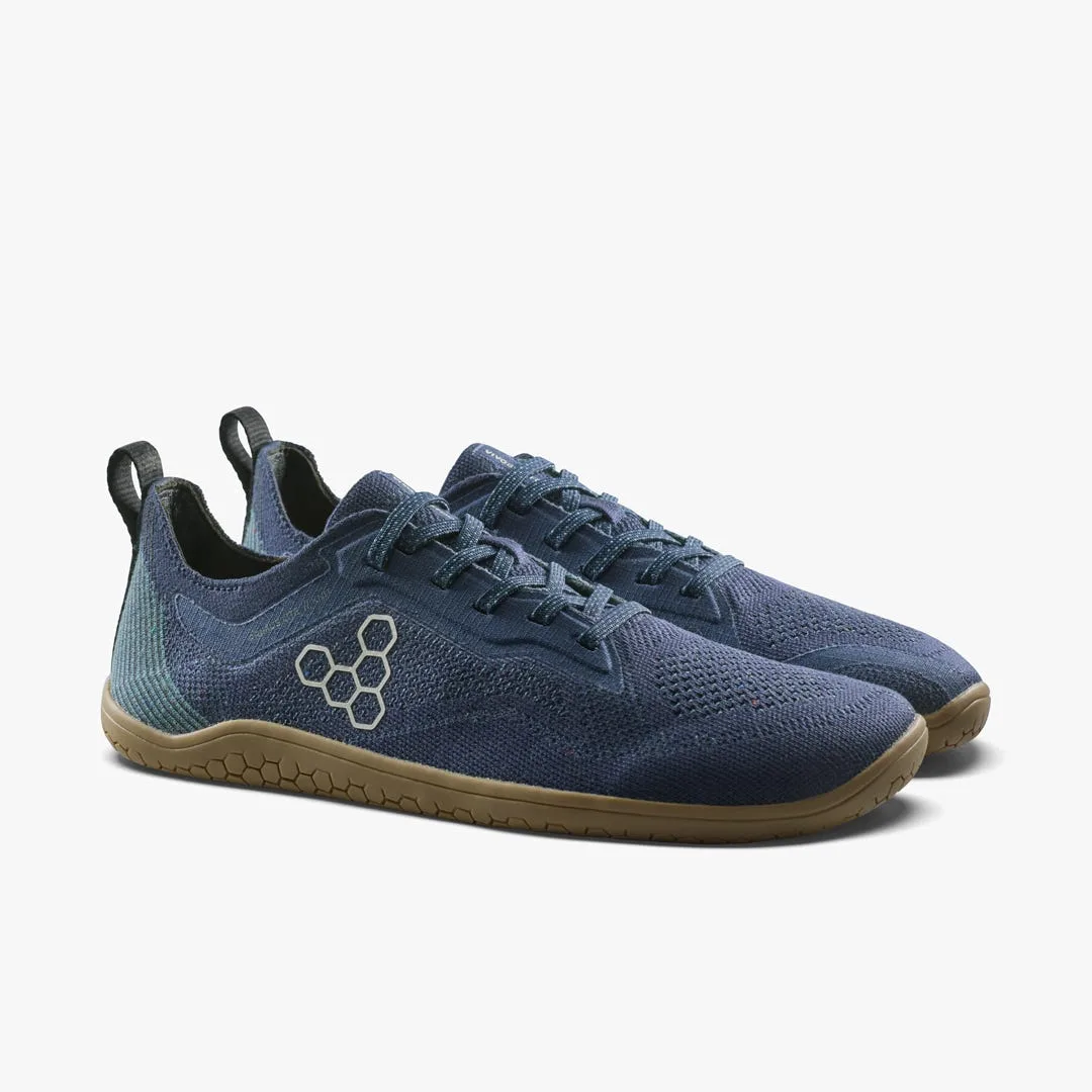 Кроссовки Vivobarefoot Primus Lite Knit Natural — мужская модель, тёмно-синий, фото 4