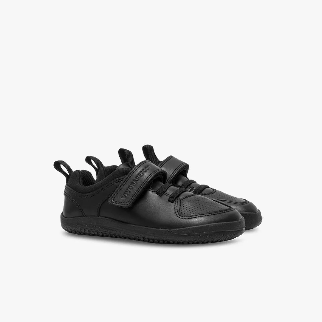Кроссовки Vivobarefoot Primus Ludo School — детская модель, чёрный, фото 4