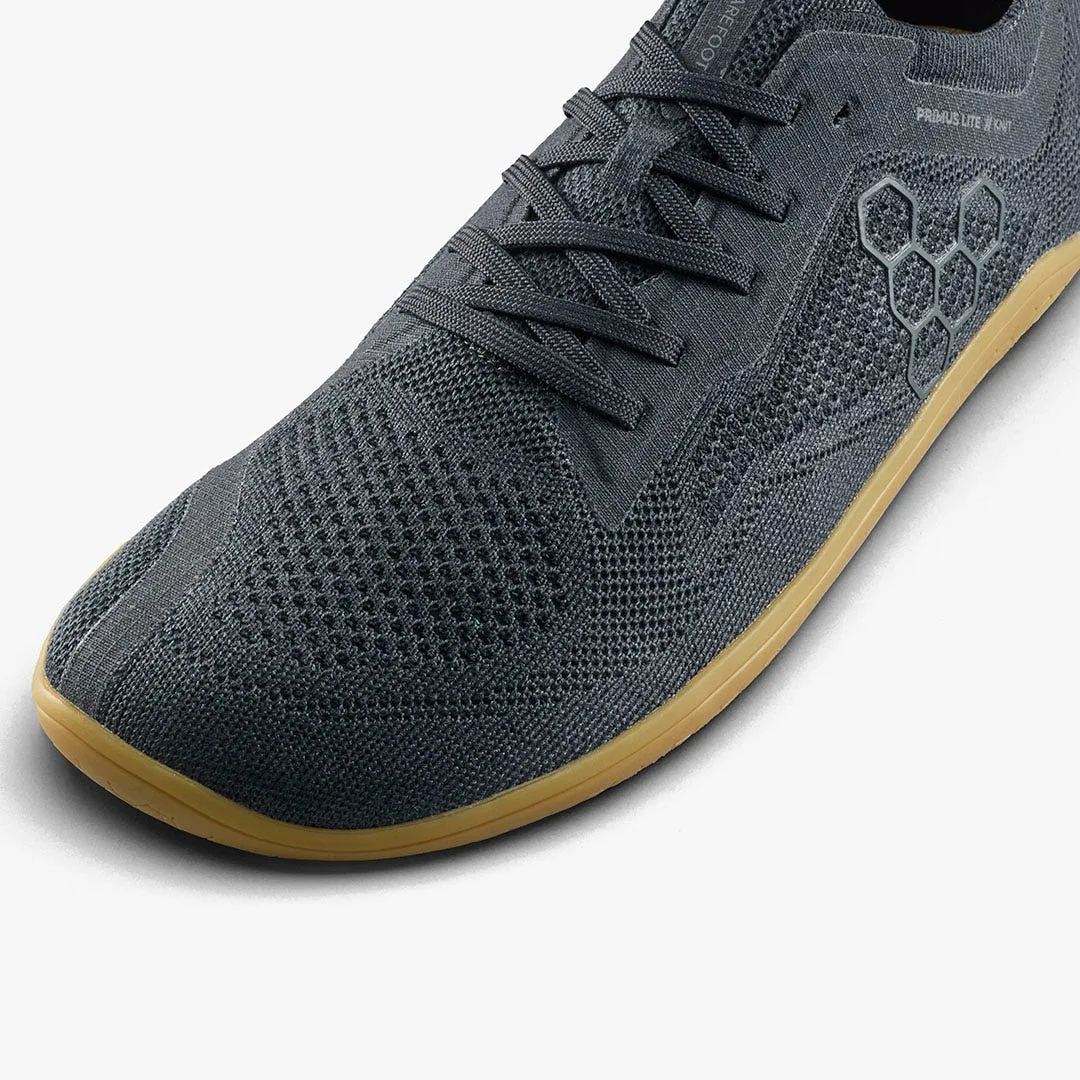 Кроссовки Vivobarefoot Primus Lite Knit Natural — мужская модель, чёрный, фото 5