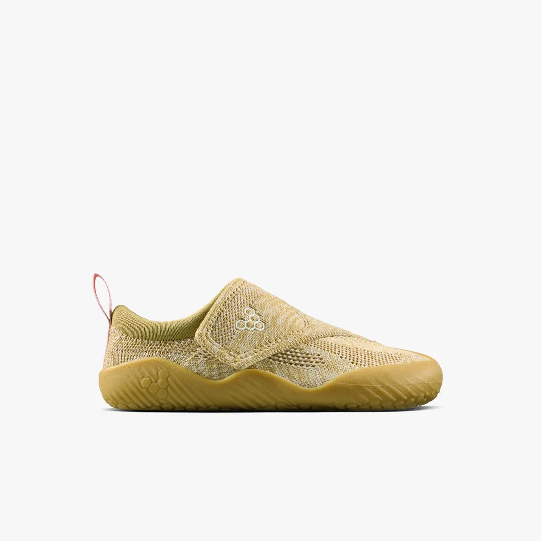 Кроссовки Vivobarefoot Motus Knit — для дошкольников, песочно-жёлтый