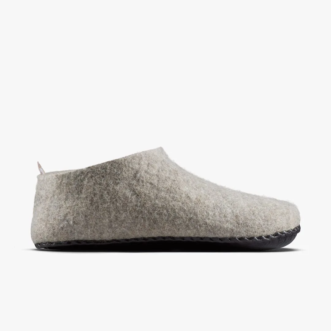 Тапочки Vivobarefoot Mim Felt Slipper II — унисекс, серый — фото 1 из 7