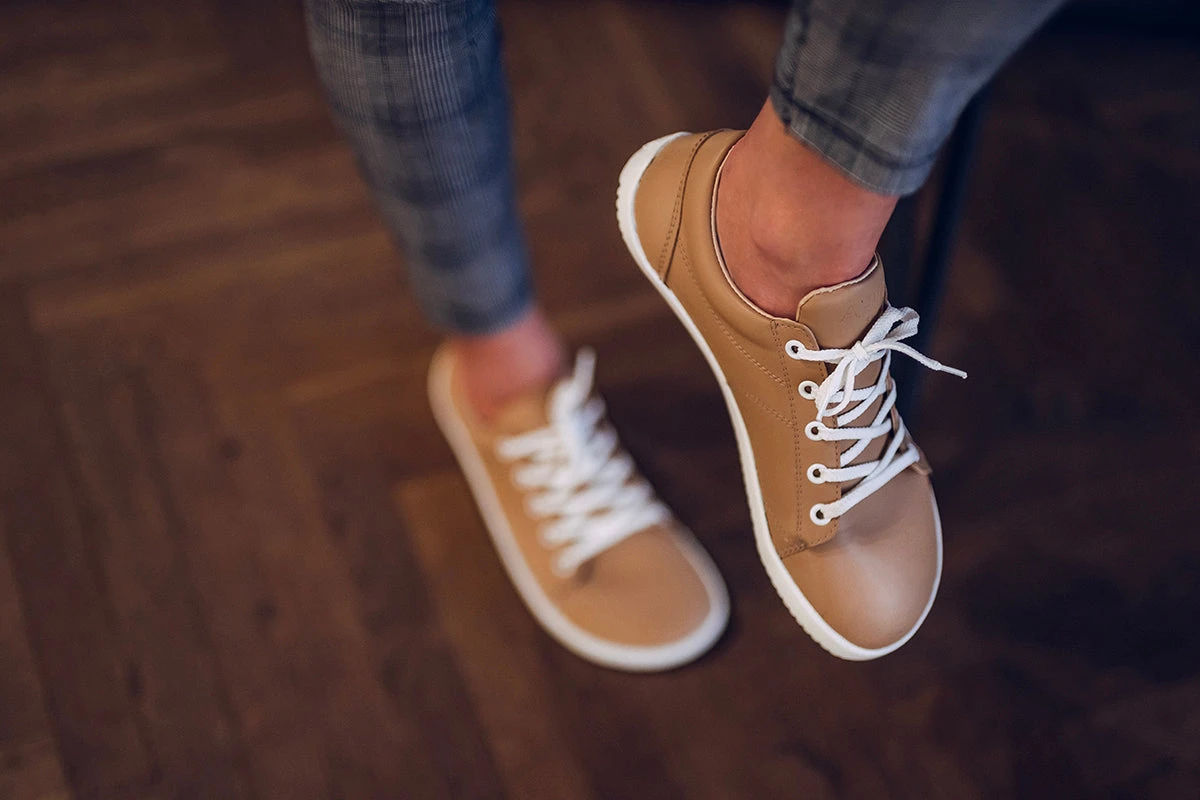 Кроссовки Ahinsa Vida Barefoot — бежевый, фото 13