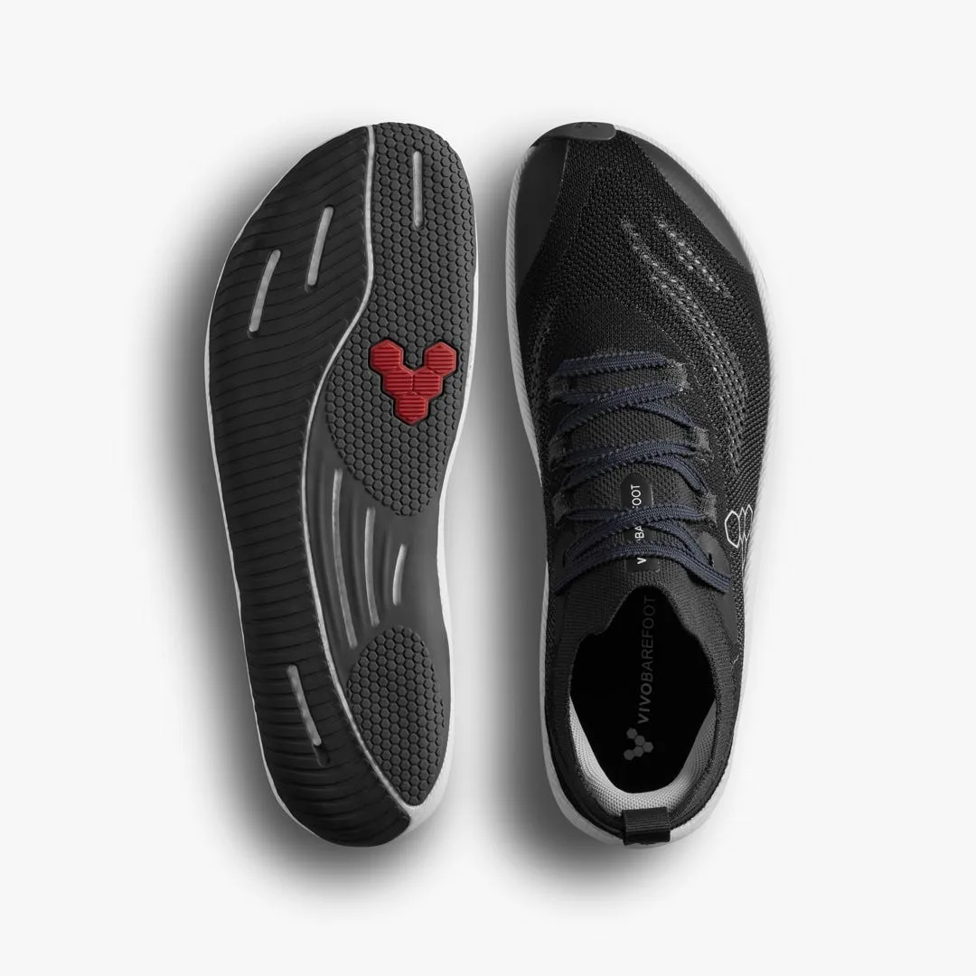 Кроссовки Vivobarefoot Primus Flow Knit — мужская модель, чёрный, фото 2