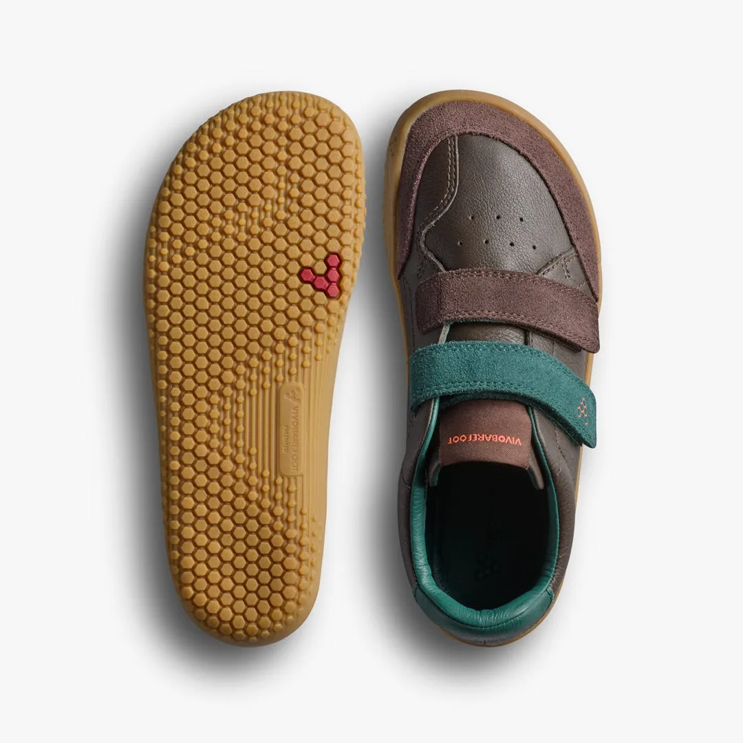 Кроссовки Vivobarefoot Gobi Sneaker — для дошкольников, коричневый, фото 2