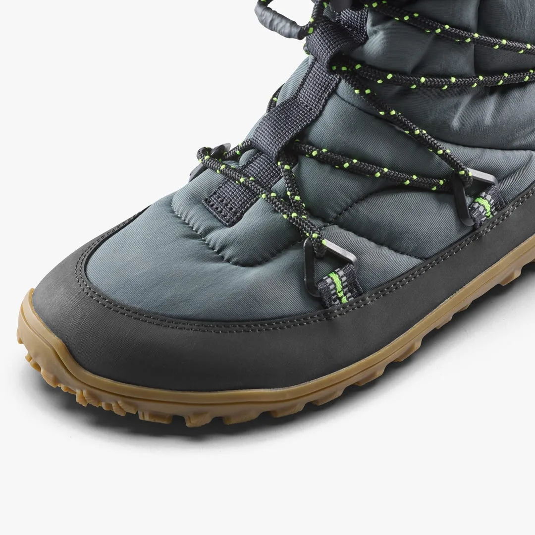 Ботинки Vivobarefoot Tracker Pioneer Boot WP — мужская модель, тёмный серо-зелёный, фото 6