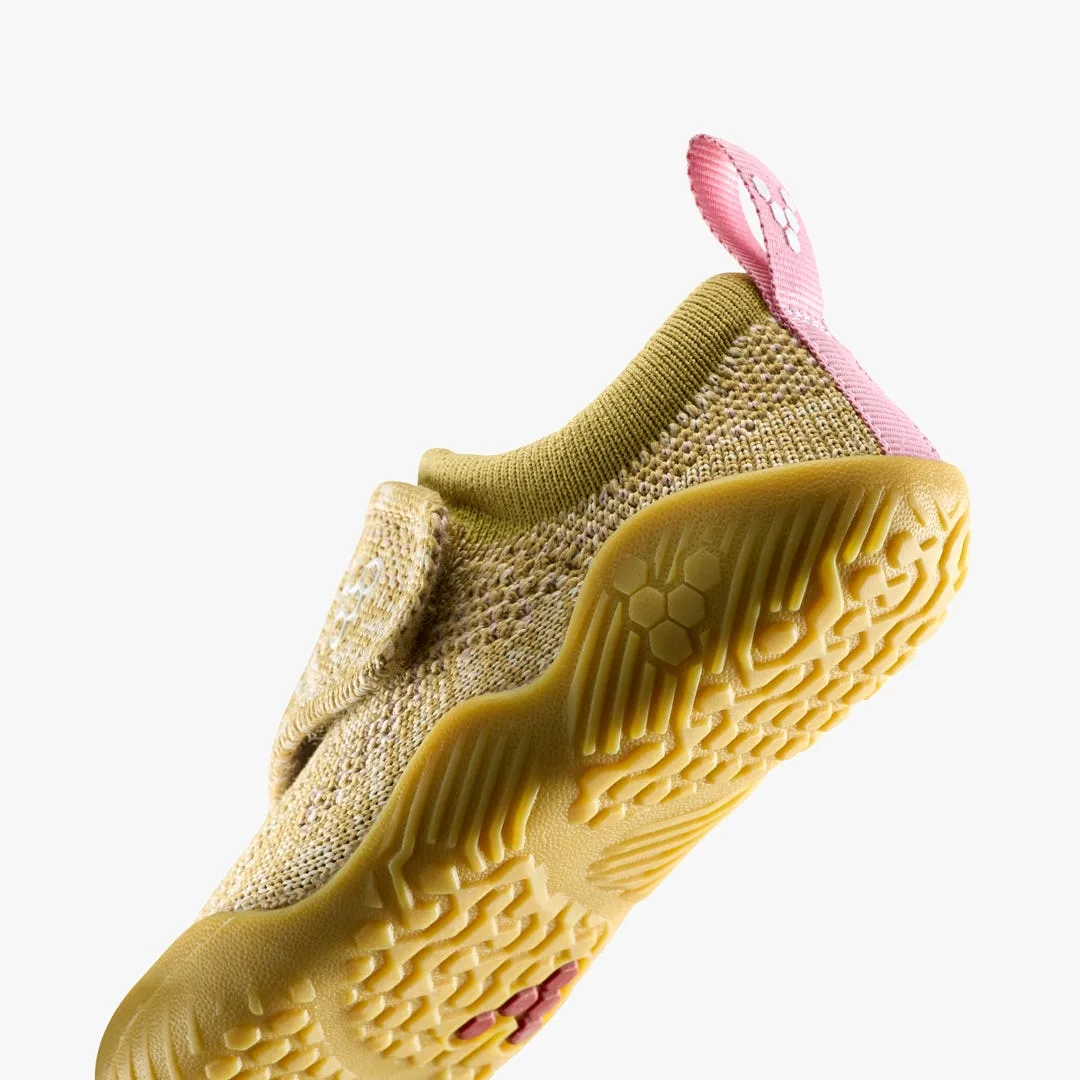 Кроссовки Vivobarefoot Motus Knit — для малышей, песочно-жёлтый, фото 7