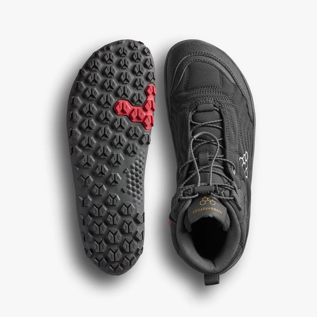 Ботинки Vivobarefoot Tracker Tova Mid — мужская модель, чёрный, фото 2