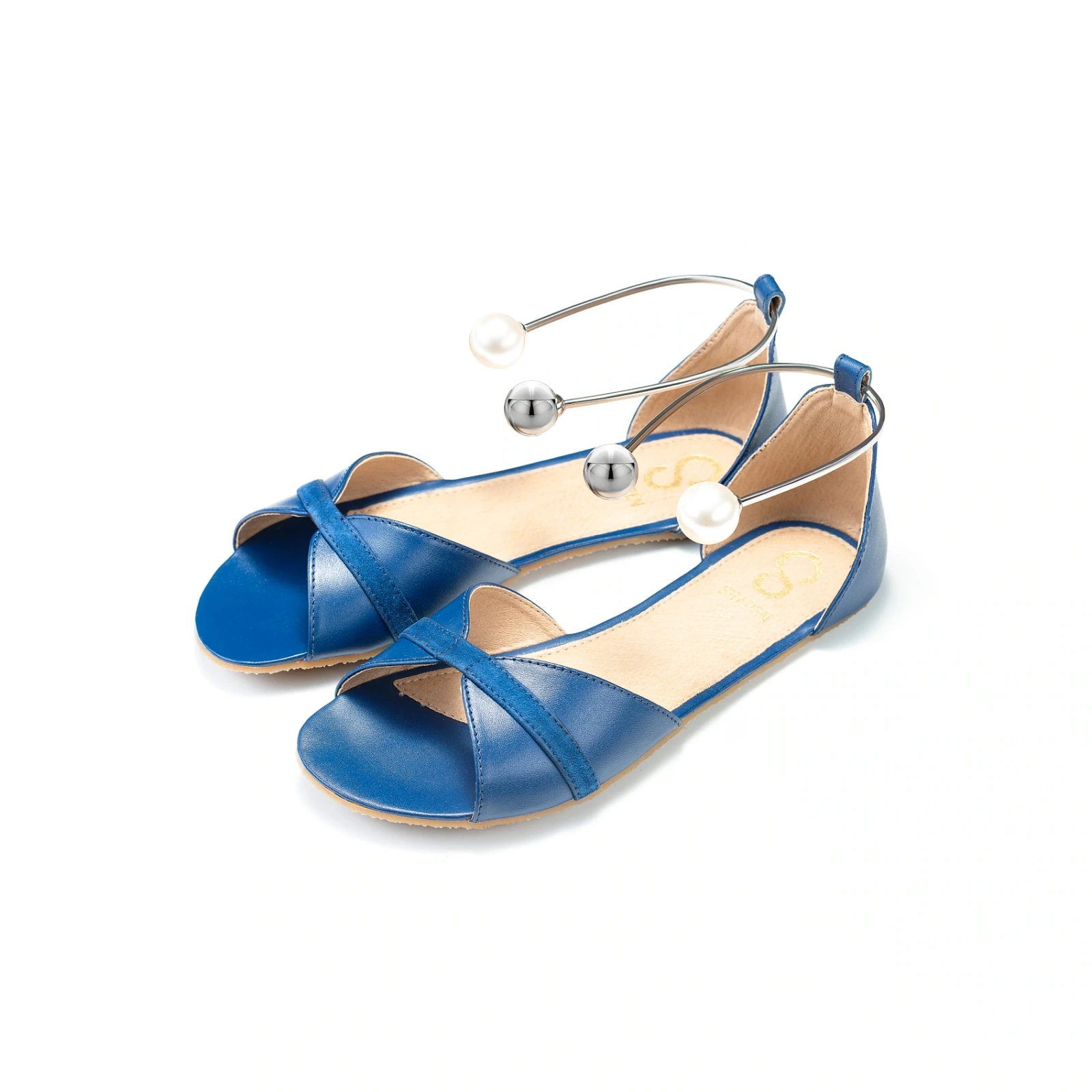 Босоногие сандалии Shapen PETAL — насыщенный синий, фото 5