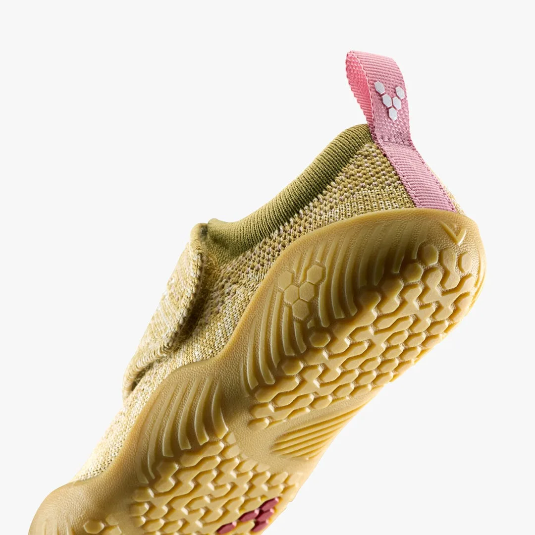 Кроссовки Vivobarefoot Motus Knit — для дошкольников, песочно-жёлтый, фото 7