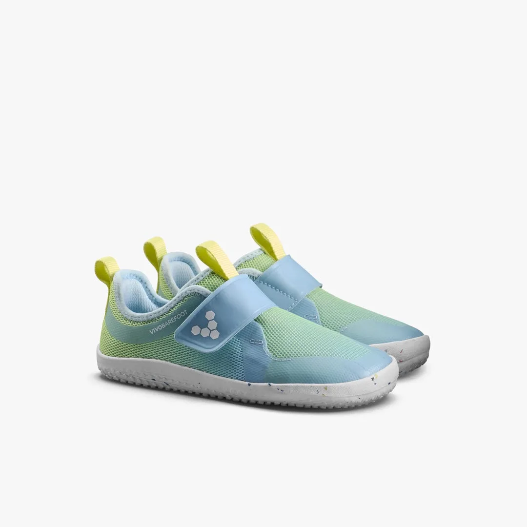 Кроссовки Vivobarefoot Primus Sport IV — детская модель, светлый голубовато-зелёный, фото 4
