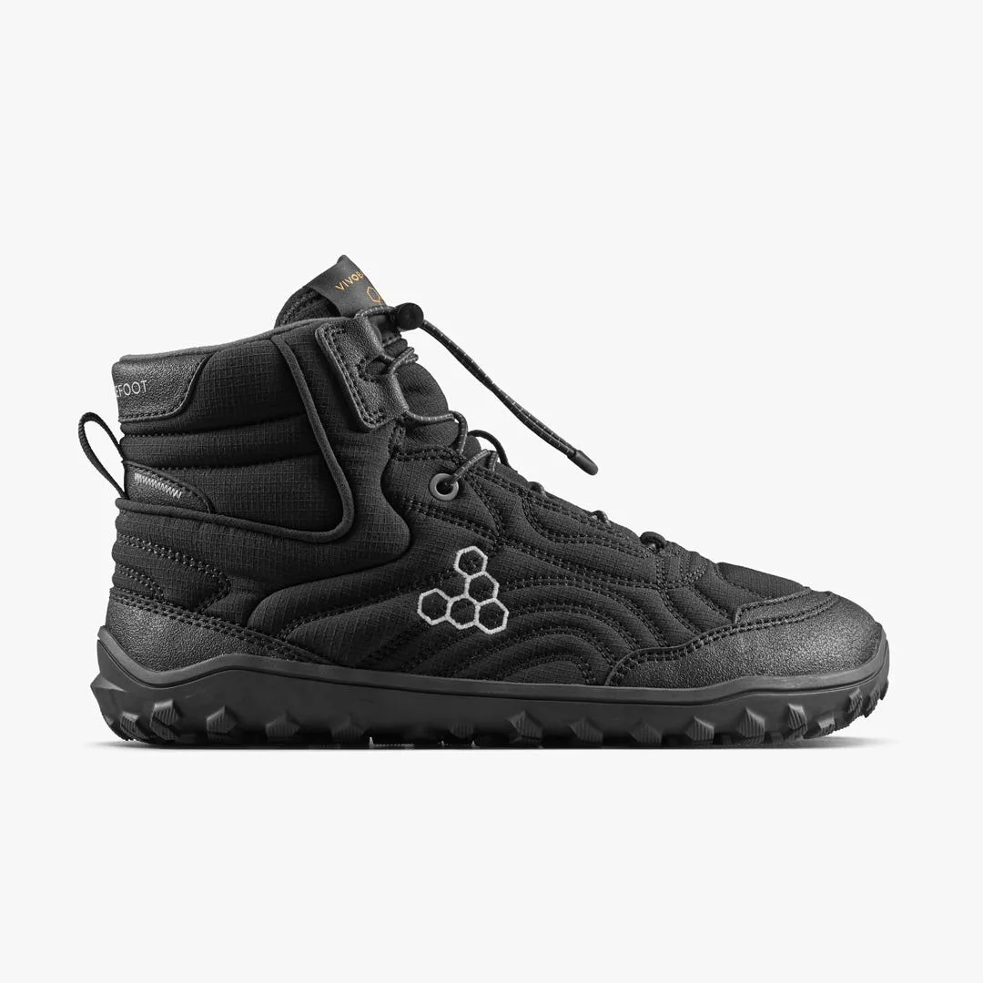 Ботинки Vivobarefoot Tracker Tova Mid — мужская модель, чёрный