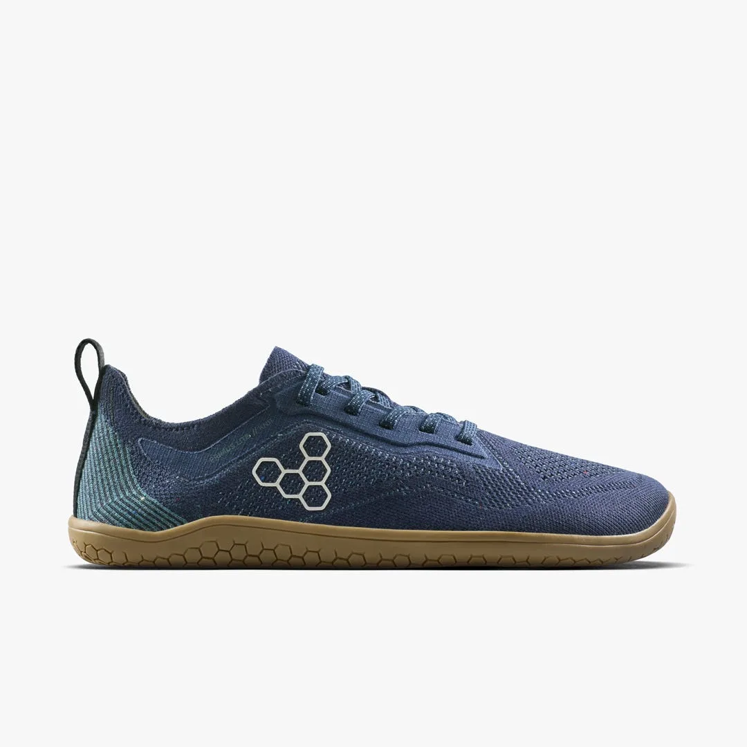 Кроссовки Vivobarefoot Primus Lite Knit Natural — мужская модель, тёмно-синий